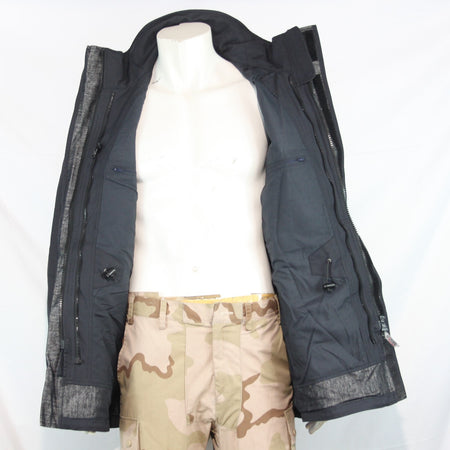 Genuine Surplus French Army Nomex Munitions Waterproof Jacket Black 40-42" (3212