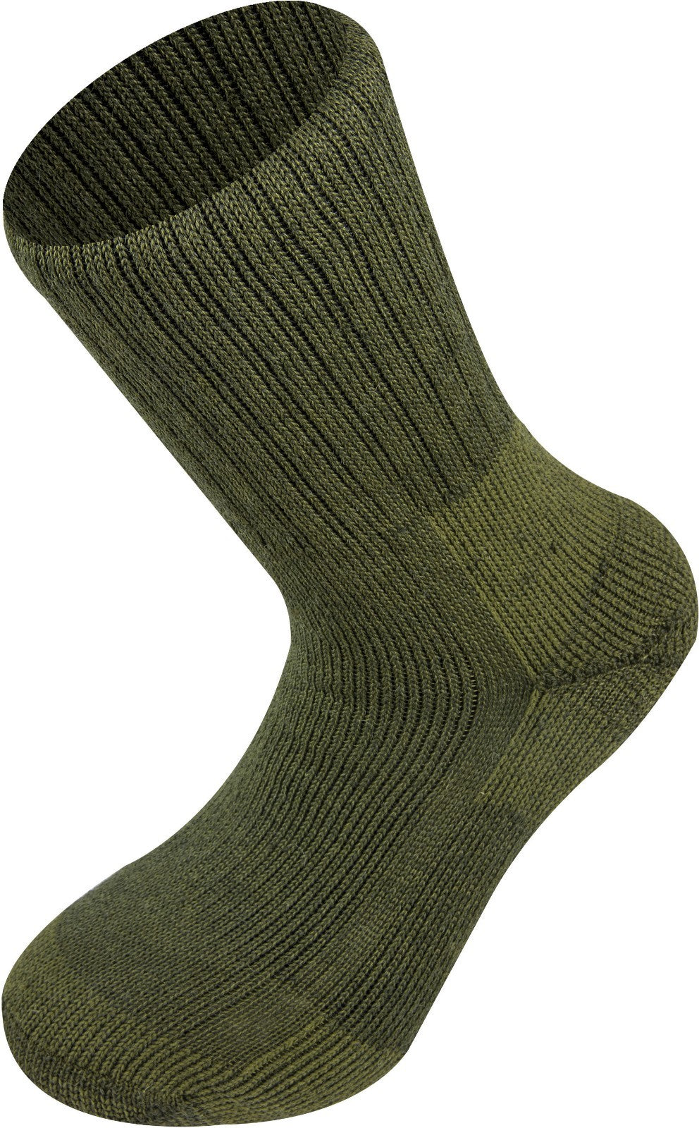 Highlander Norwegian Socks Mens Walking Hiking Outdoor Military Olive Black Wht
