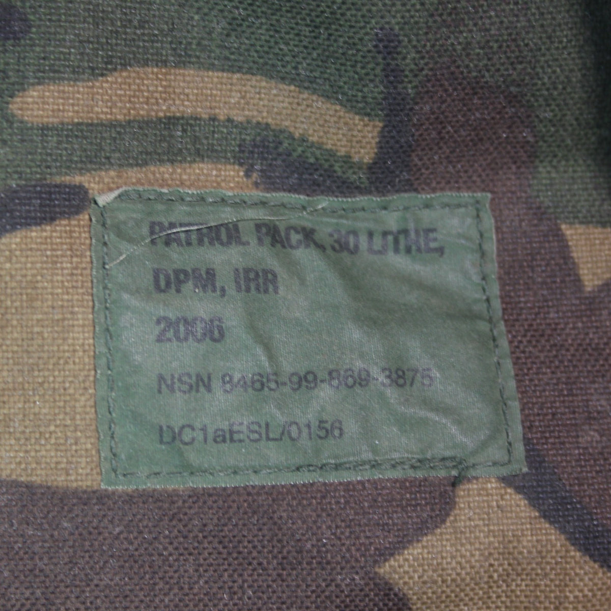 Genuine Surplus British Army 30L Patrol Pack Rucksack Carrier DPM Camo (3459)