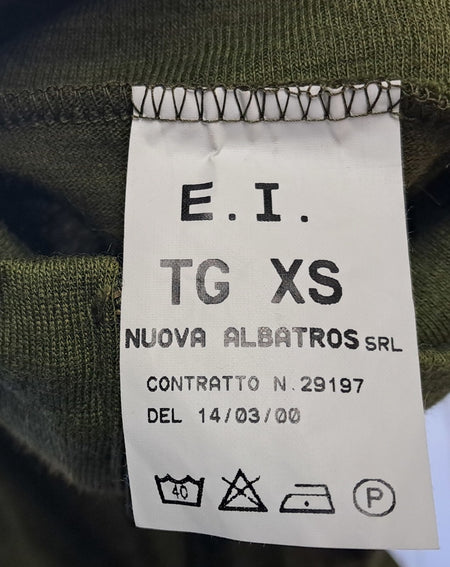 Genuine Surplus Italian Lightweight Thermal Shirt Olive XS 30-34" Chest (1616)