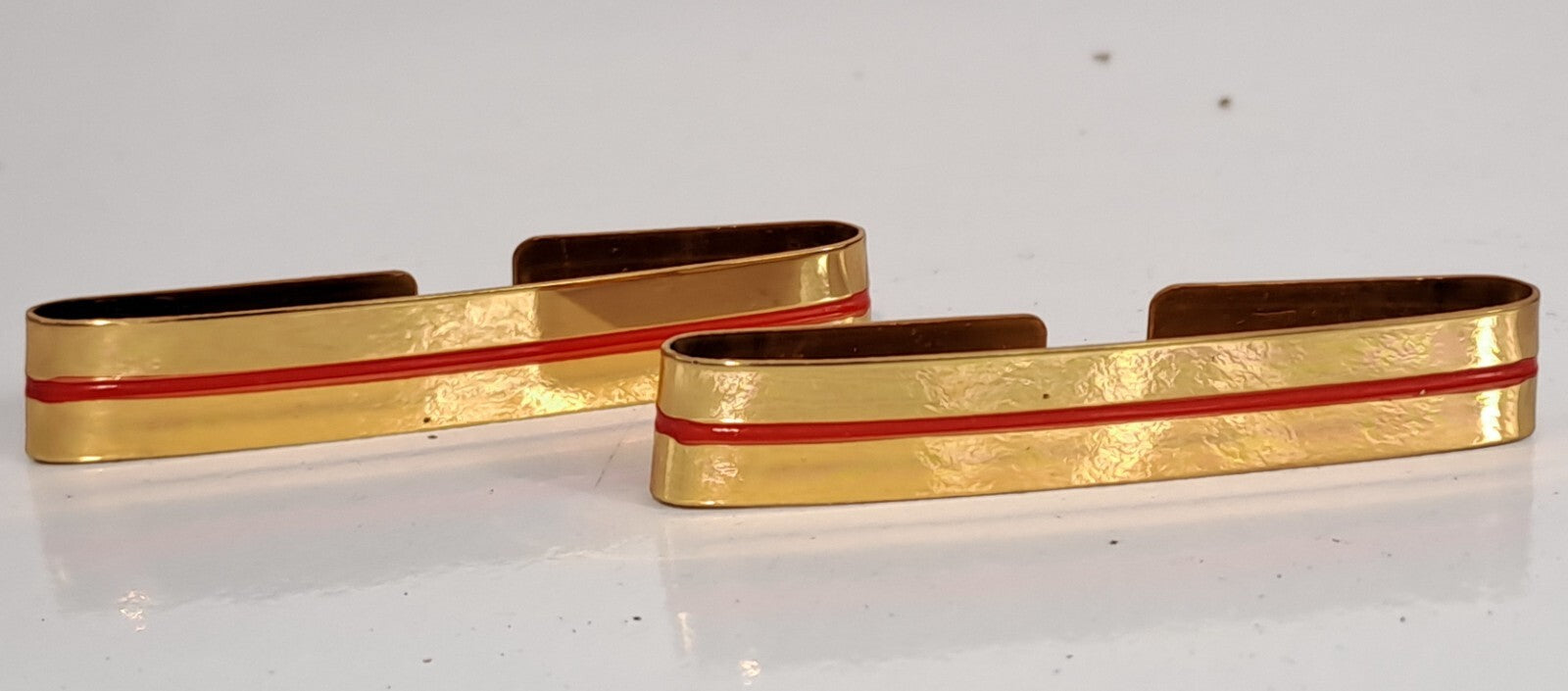 NEW Genuine Surplus French Rank Slide Pair Adjudant Chief Metal Epaulette 1570