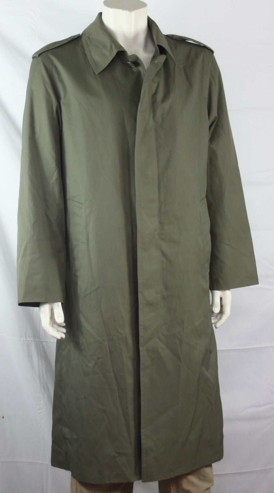 Genuine Surplus French Army Raincoat Grey Waterproof 3/4 Length (1410)