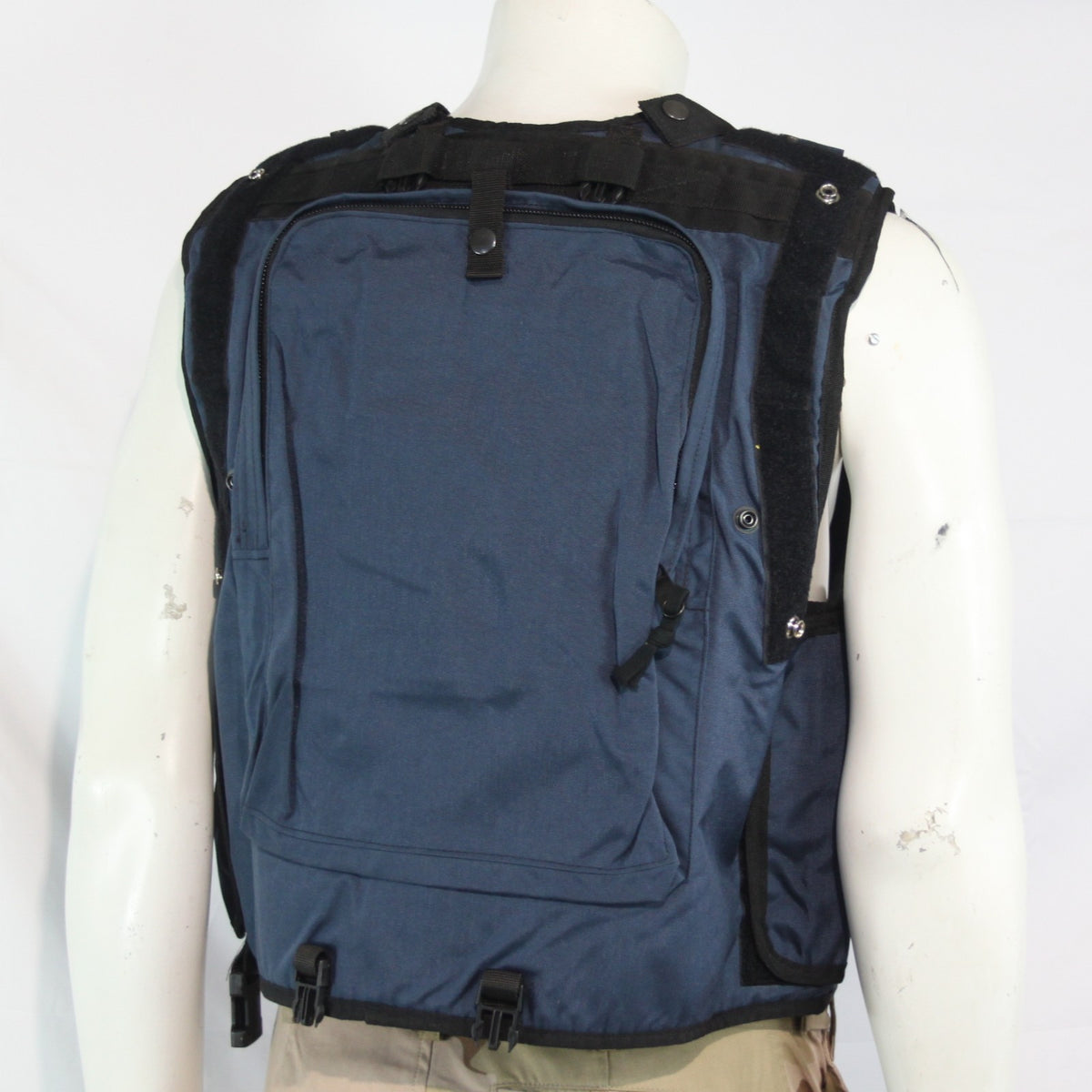 British Military Civilian Body Armour Cover Vest Blue Genuine Surplus 44" (3981)