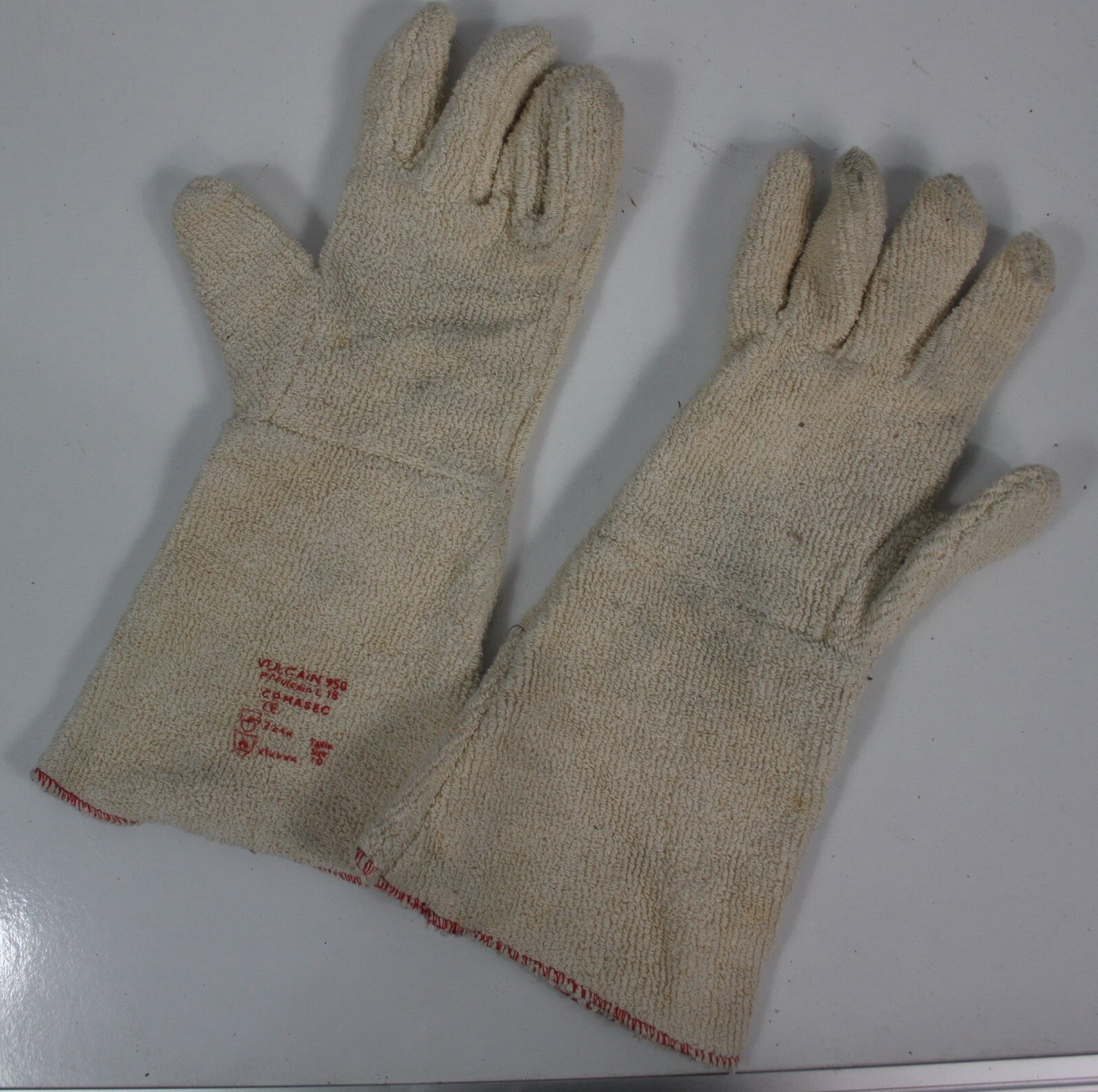 Genuine Surplus Cotton Knit Work Gauntlet Liners Towelling Loop Size 10 (1021)