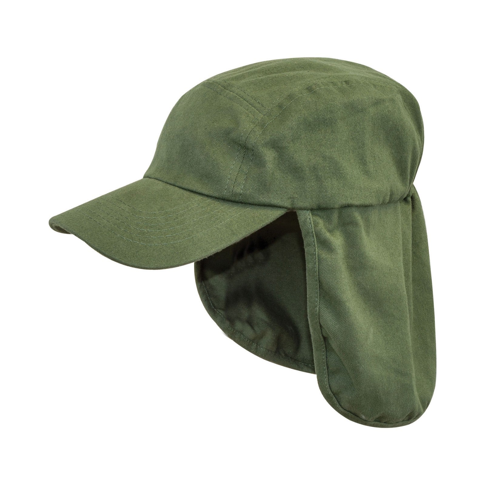 Highlander Legionnaires Hat Sun Hat Kepi Neck Flap Summer Cotton Peaked Olive 