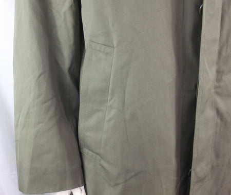 Genuine Surplus French Army Raincoat Grey Waterproof 3/4 Length (1410)