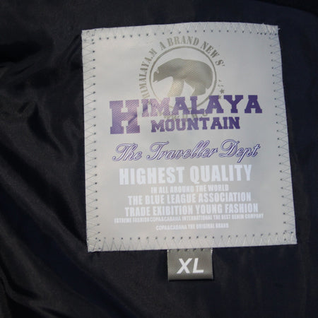 Himalaya Duffel Coat Navy Fleece Winter Coat Toggles Mens XL (3801)