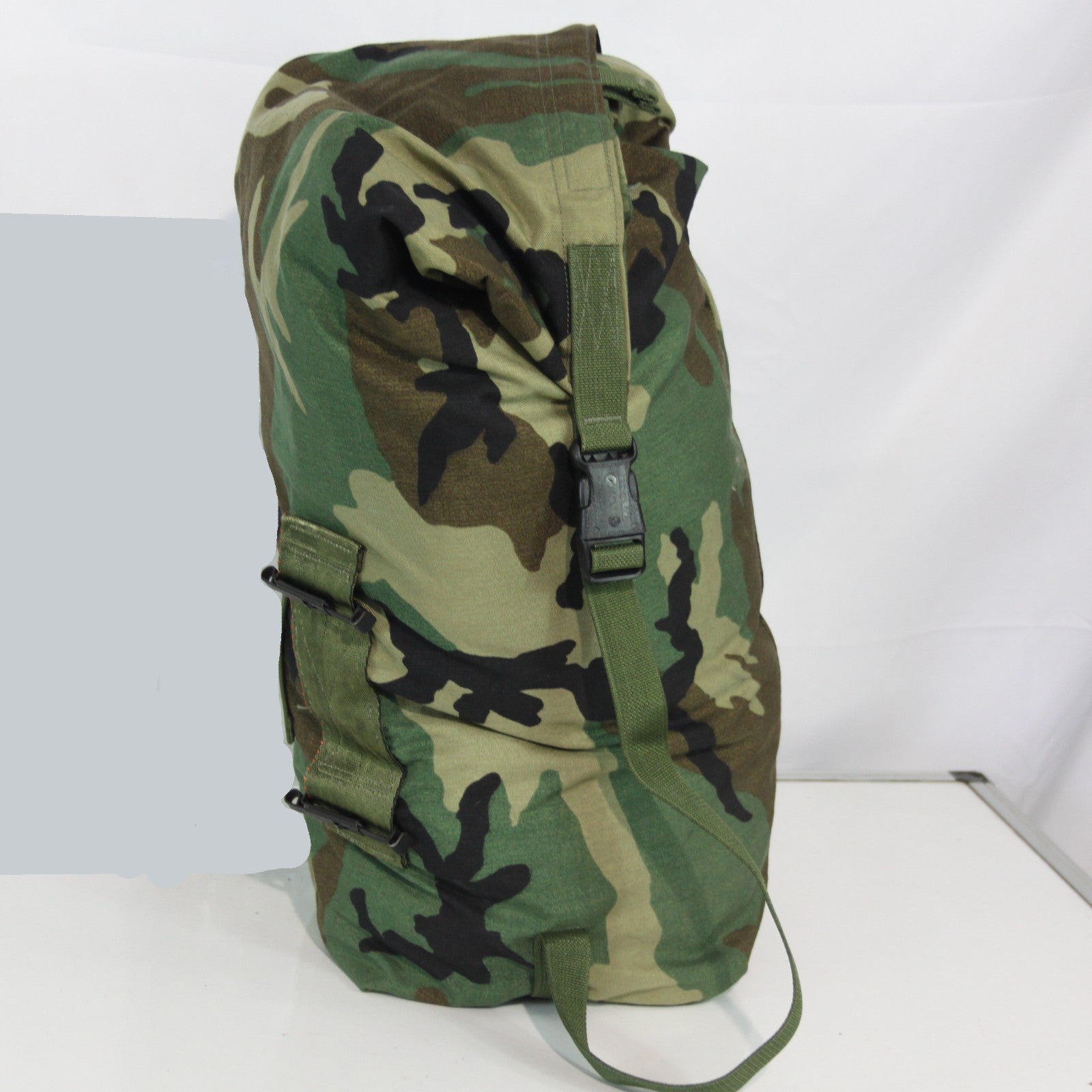 Genuine Surplus US Military Woodland Camo Pouch  Roll Top No Label (3436)