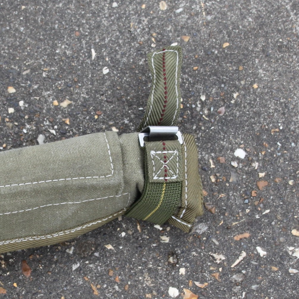 Genuine Surplus French Army Radio Aerial Mast Cover Canvas Hook & Loop Tube 3275