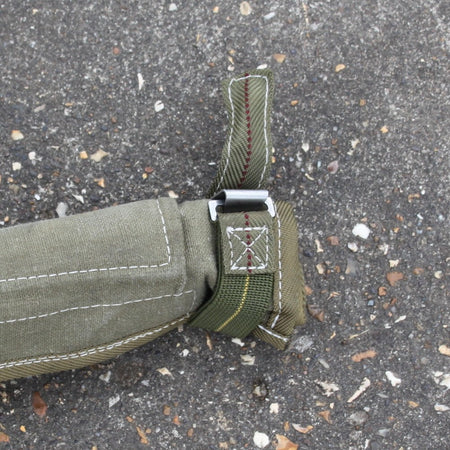 Genuine Surplus French Army Radio Aerial Mast Cover Canvas Hook & Loop Tube 3275
