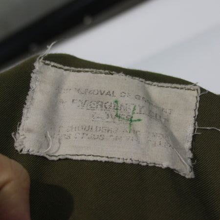 1970's Vintage British Military Body Armour Cover Genuine Surplus Olive 3964