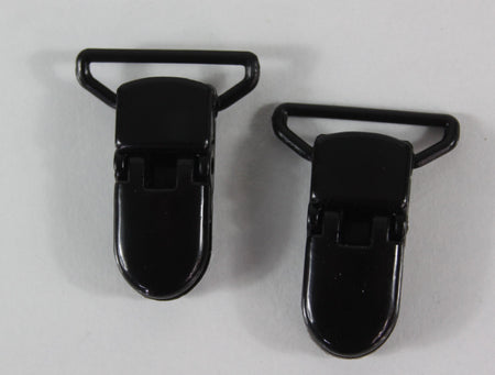 Crocodile Clips Black Metal with Plastic Teeth Replacement Braces Dungarees