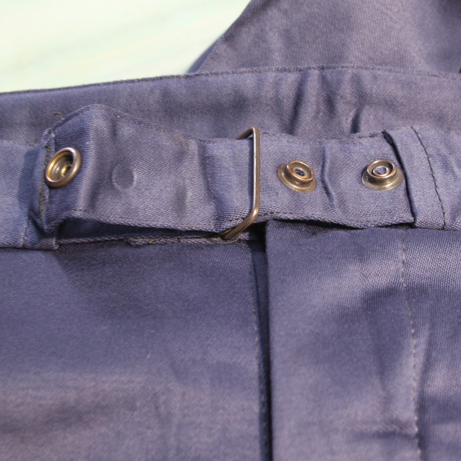 Genuine Surplus French Military Work Trousers Navy Blue G1 (3637)