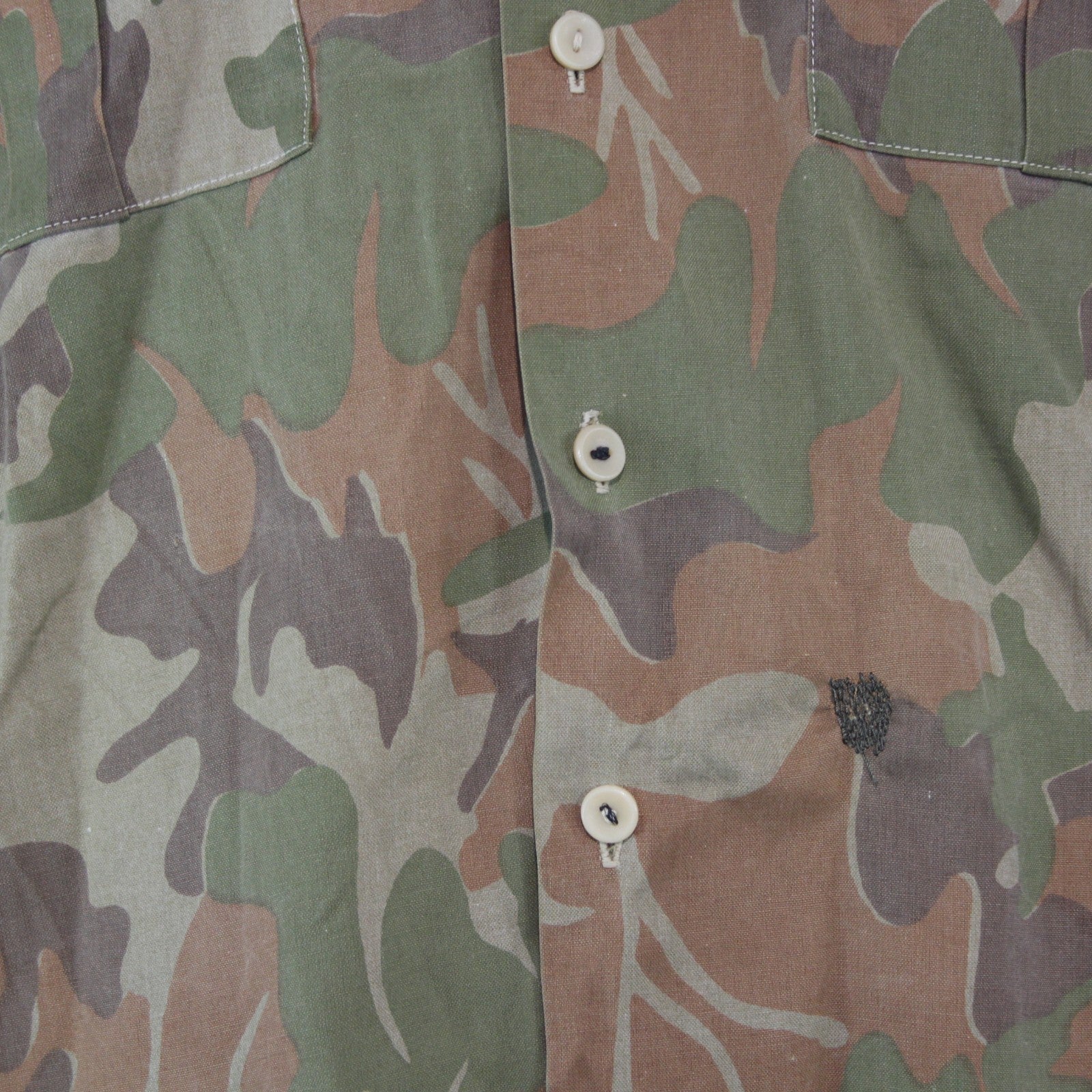 Romanian Army  Camo Shirt Genuine Surplus Jungle 15.5" (4215)