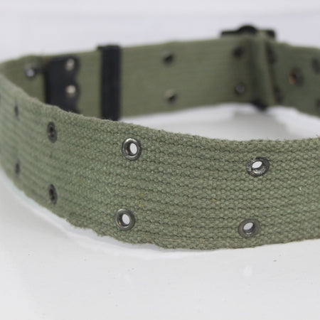 Genuine Surplus French Naval Navy Belt Webbing 32-40" Waist Olive (4093)