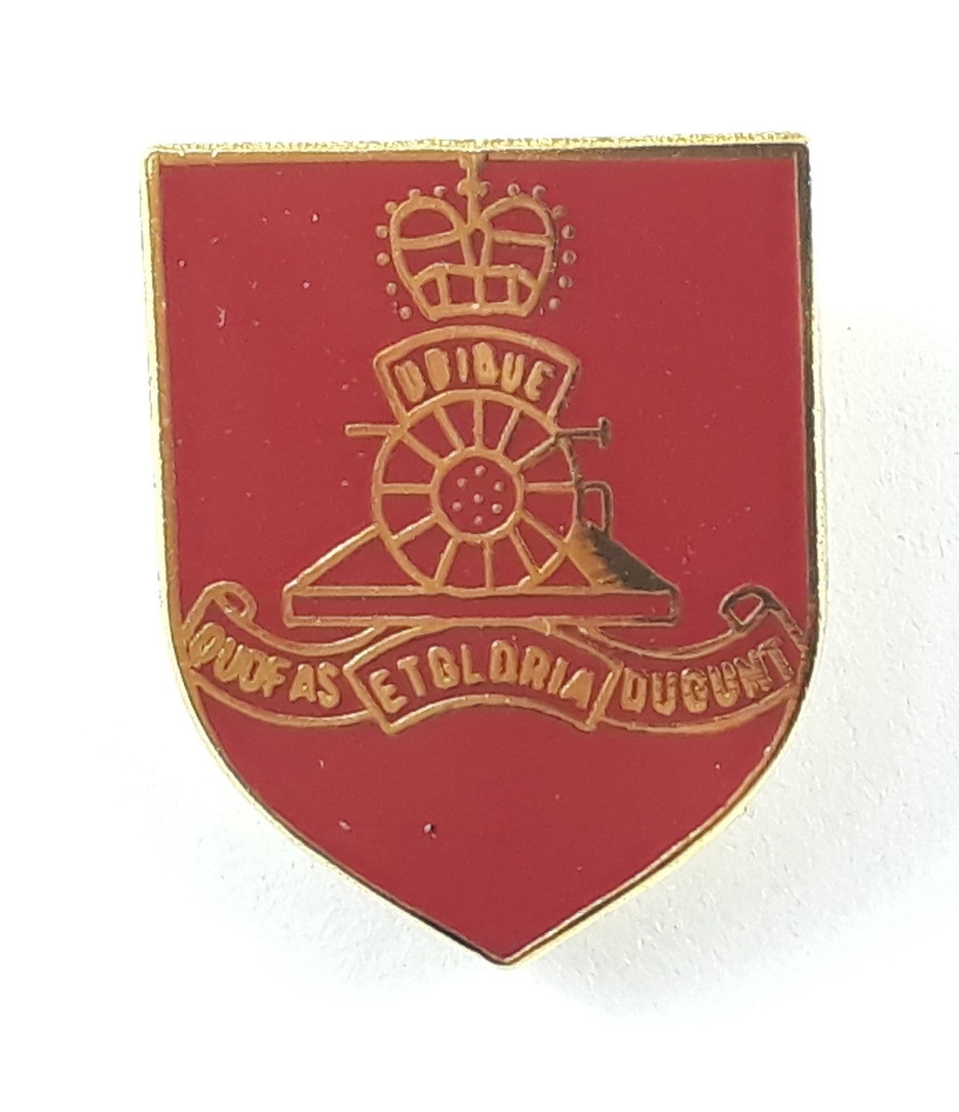 Enamel Royal Artillery Shield Badge British Army regiment Lapel Pin Small Metal