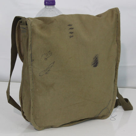 Genuine Surplus Romanian Bread Bag Side Bag Grade 2 Canvas Repaired (3402)