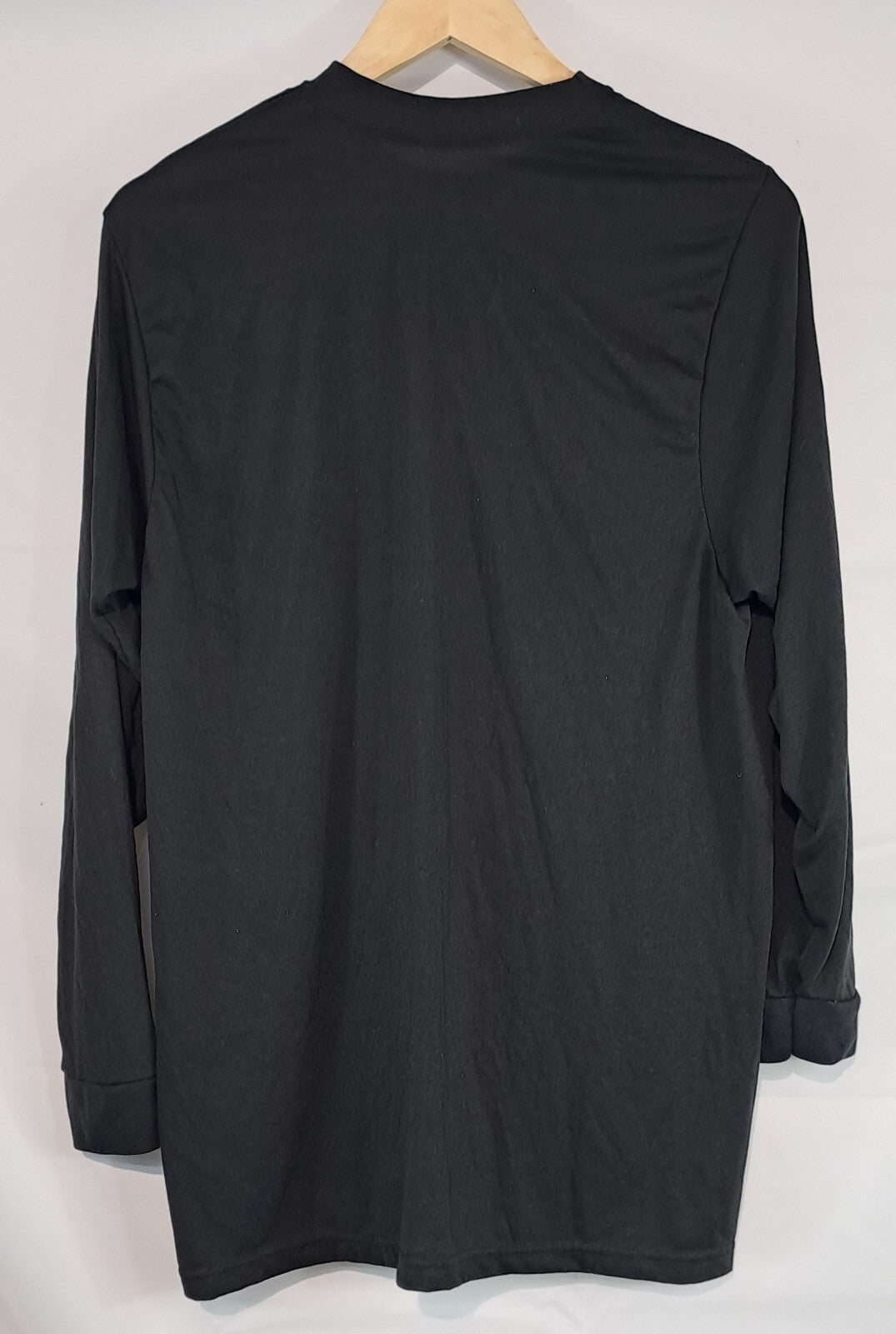 Genuine Surplus US Army Long Sleeve T-shirt Black Polyester Medium (2700)