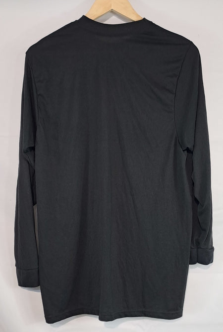 Genuine Surplus US Army Long Sleeve T-shirt Black Polyester Medium (2700)