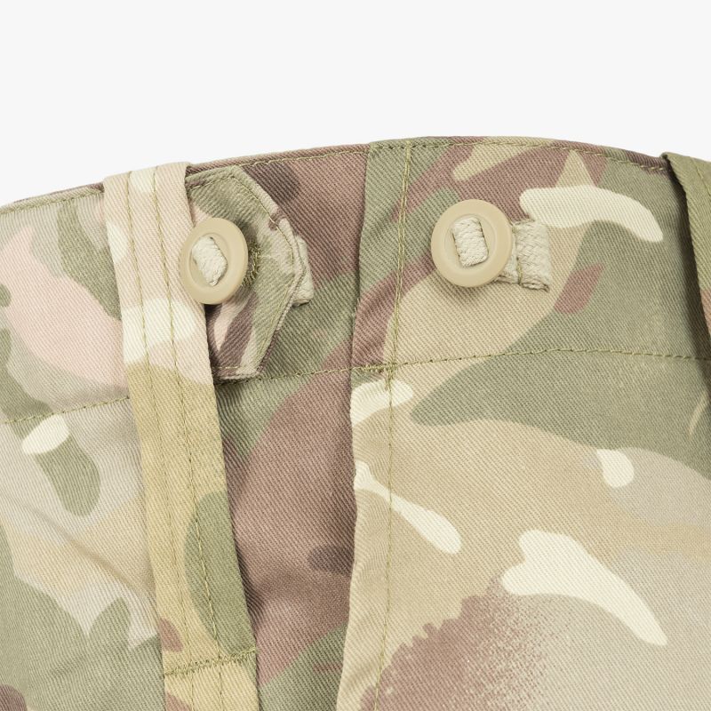 Highlander Midweight Delta Trousers Military Style Black Olive Camo Polycotton
