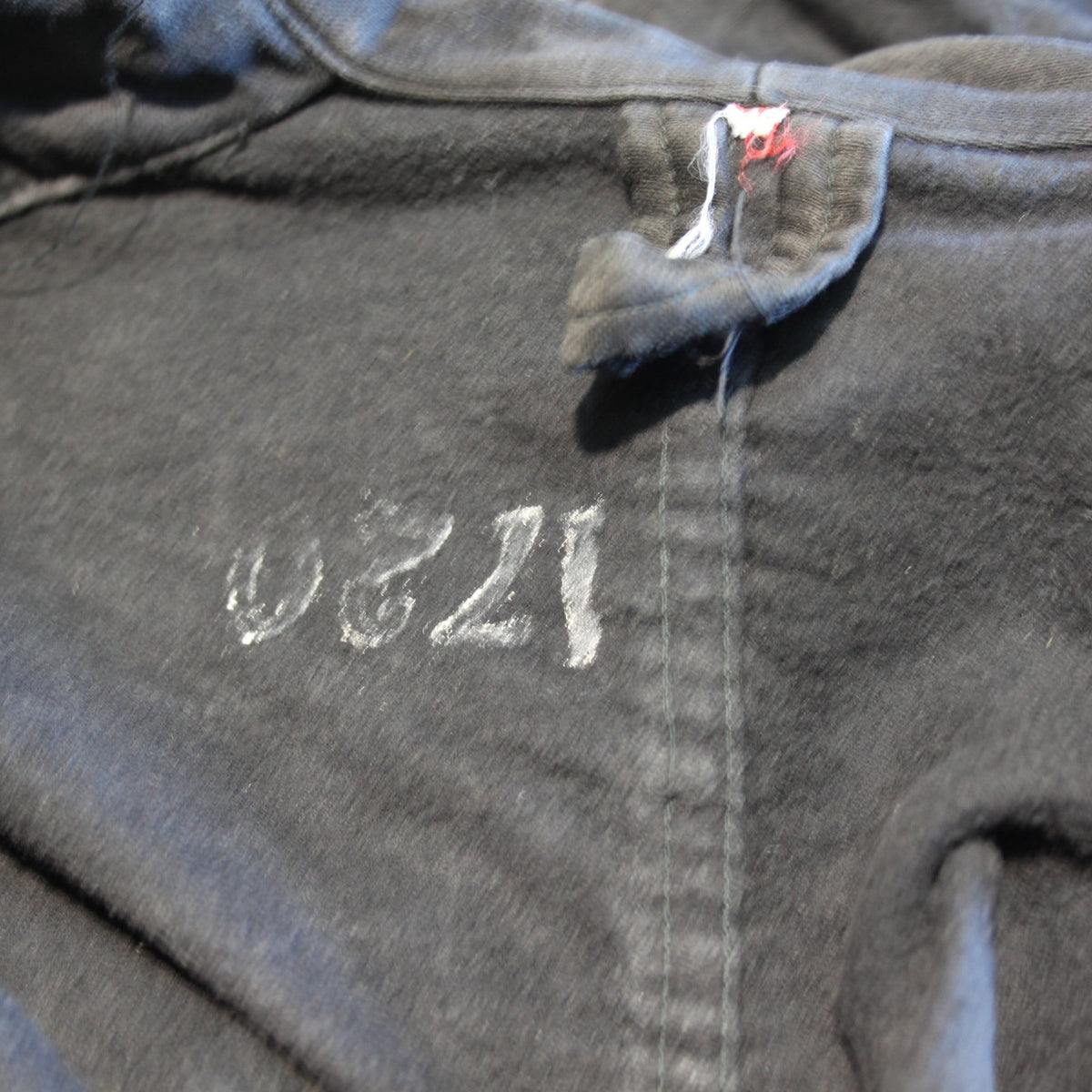 1950's Dutch Army Genuine Surplus Black Vintage Coverall Moleskin 40-42" (3499)