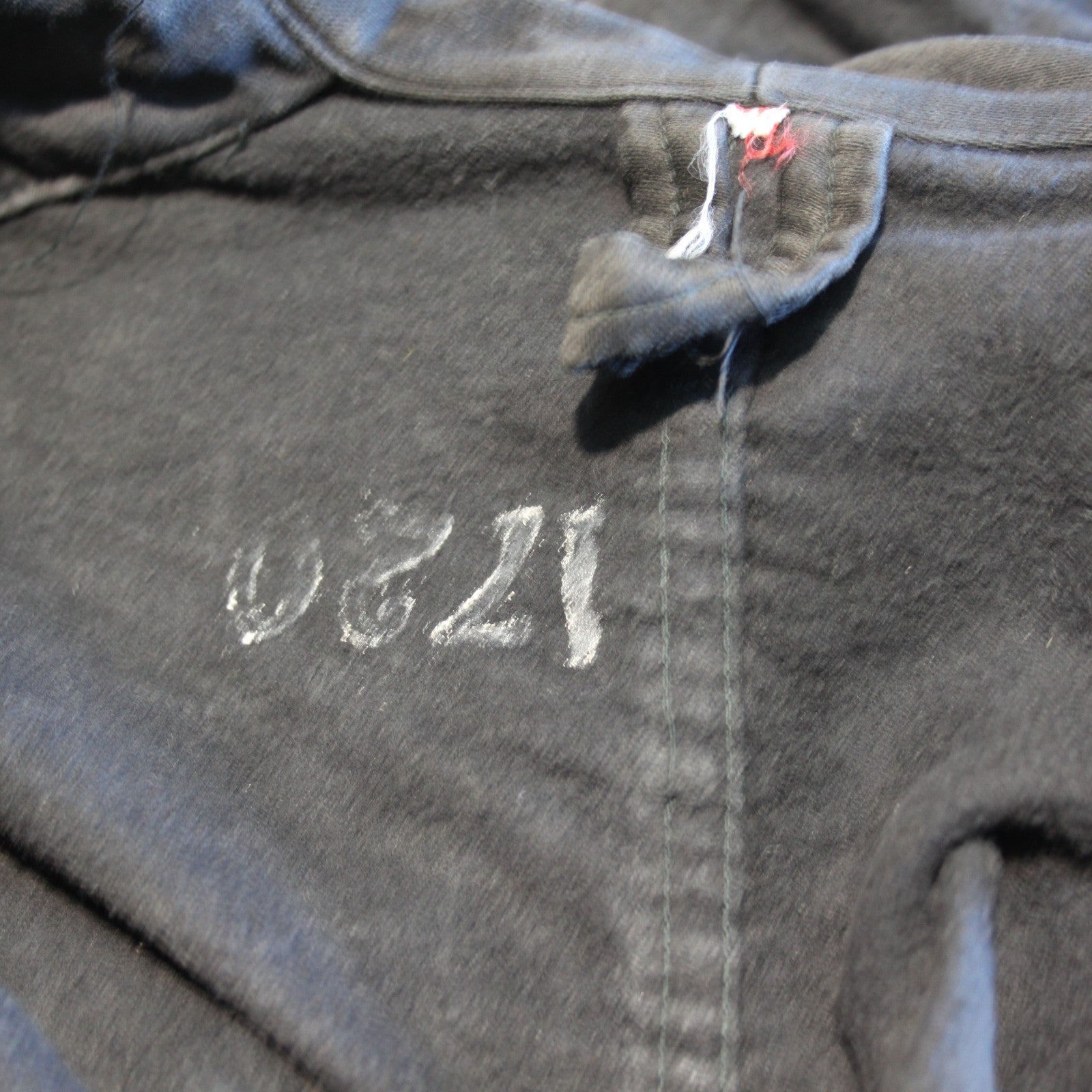 1950's Dutch Army Genuine Surplus Black Vintage Coverall Moleskin 40-42" (3499)