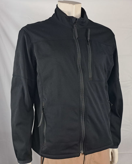 Genuine Surplus German Police Lightweight Softshell Stretch Jacket Black Windpro