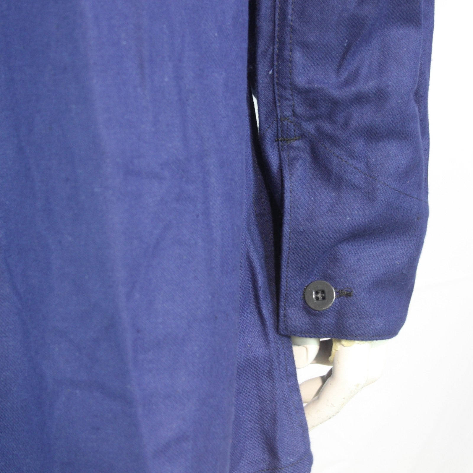 1970's Swedish Vintage Naval Shirt Military Genuine Surplus 46" (4227)