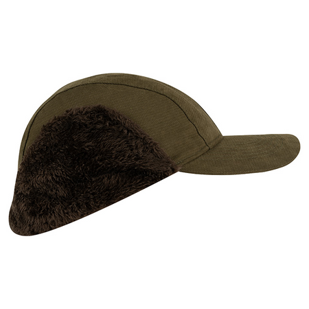 Jack Pyke Brown Alaska Hat All Seasons Faux Fur Ear Flaps Peak Cap Field Cap