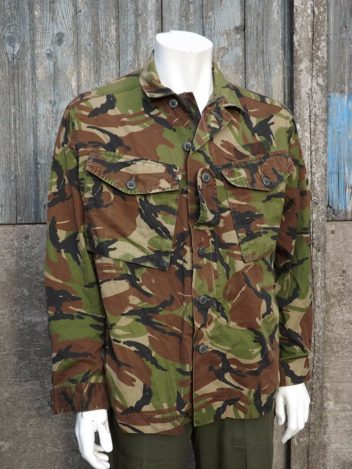 Genuine Surplus British Soldier 95 DPM Camouflage Shirt Army Forces Military G1