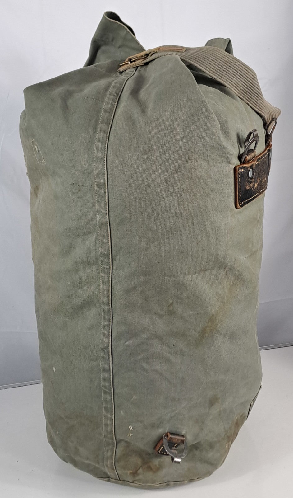 1960's Genuine Surplus Austrian Vintage Kit bag Cotton Canvas Repaired G2 (1633)