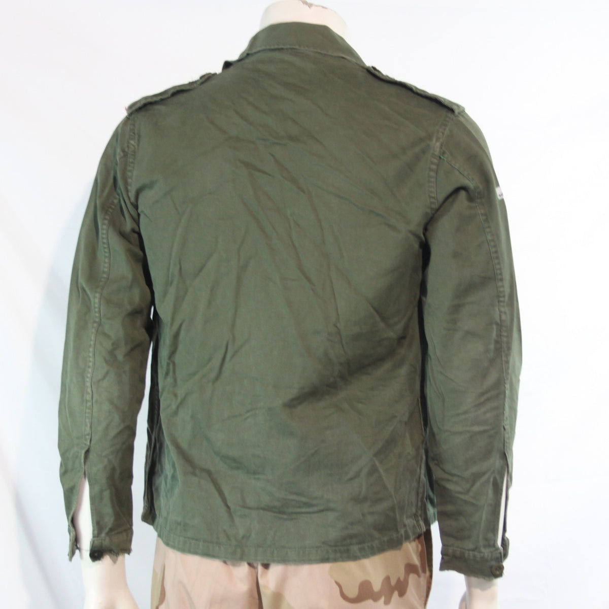Genuine Surplus Boy Scouts of Belgium Olive Army Shirt 37" 1977 (4264B)