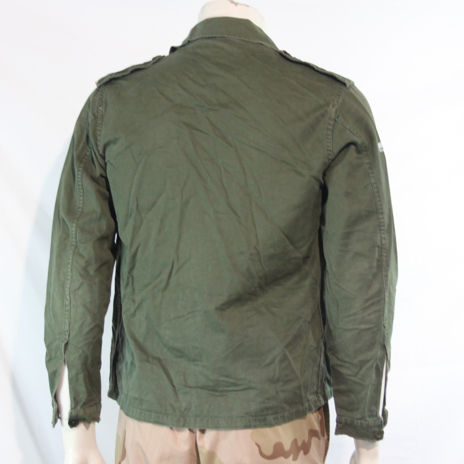 Genuine Surplus Boy Scouts of Belgium Olive Army Shirt 37" 1977 (4264B)