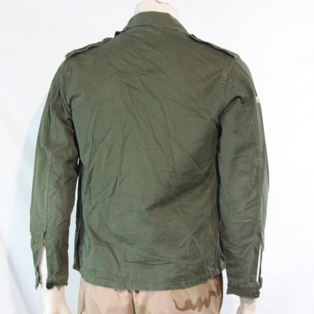 Genuine Surplus Boy Scouts of Belgium Olive Army Shirt 37" 1977 (4264B)