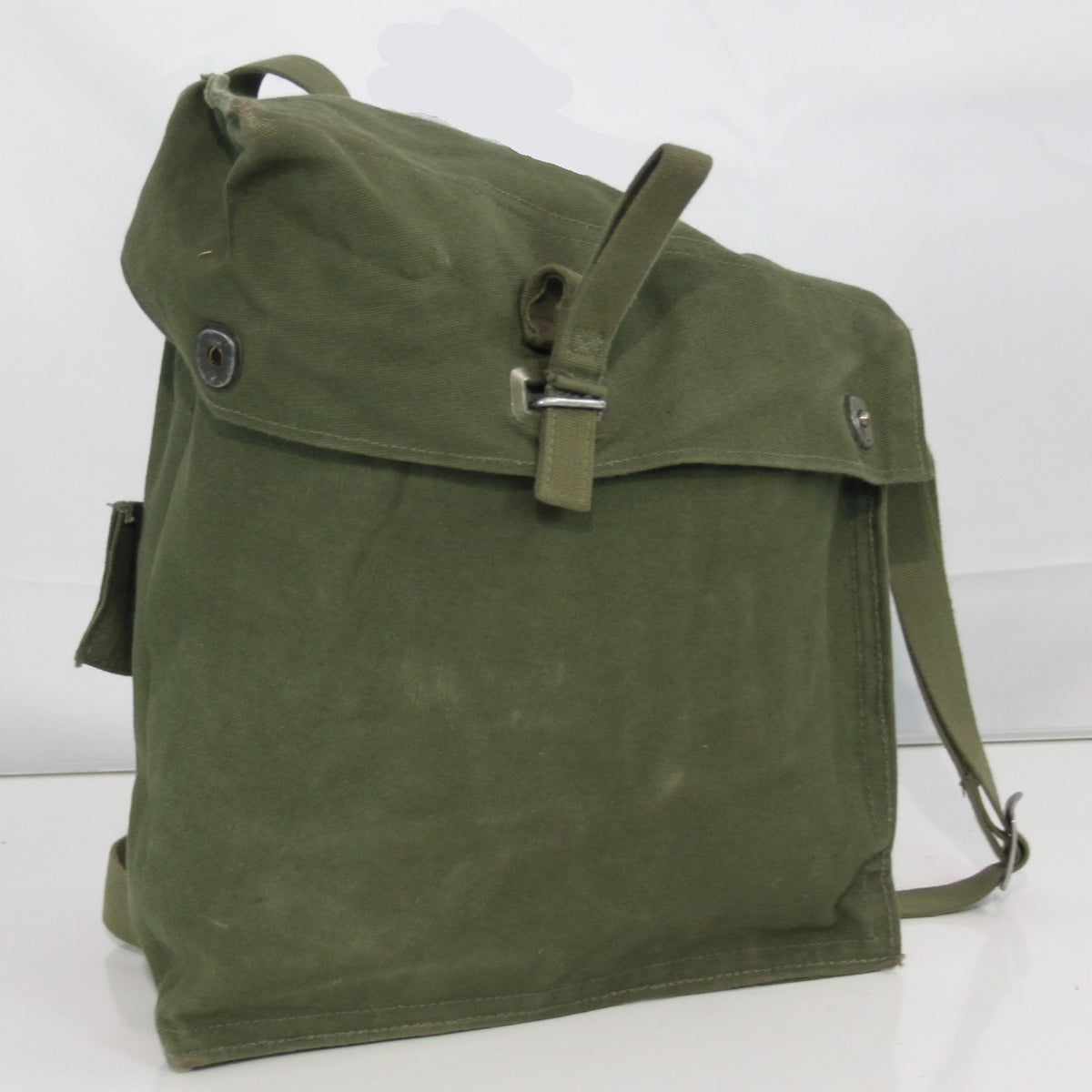 Genuine Surplus Swedish Military Side Bag Canvas Modified (3396)