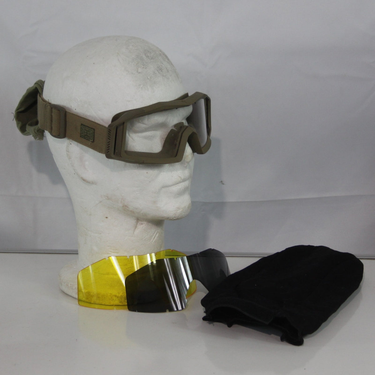 Revision Goggles Dust Snow Tinted Military Issue Bag Genuine Surplus (4398)