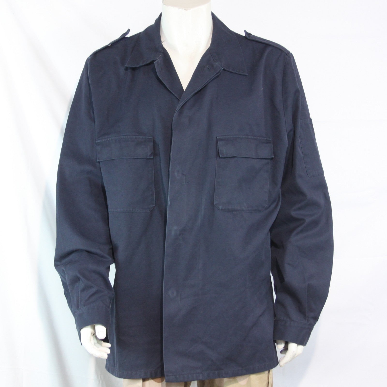 Dutch Naval Heavyweight Shirt / Lightweight Jacket Genuine Surplus 48-50" (4187)