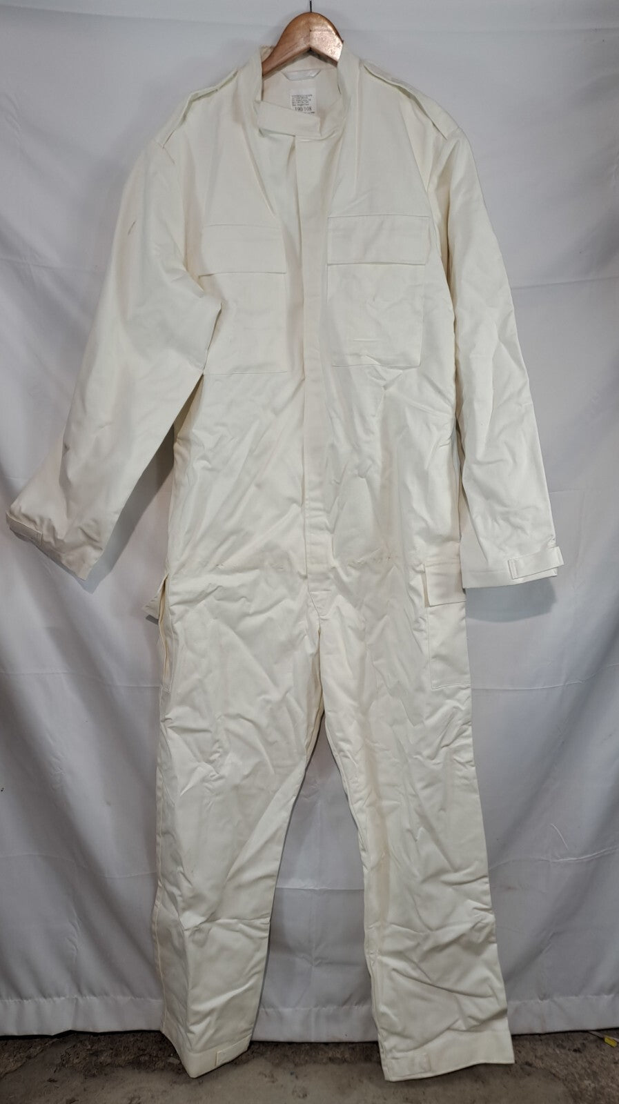 Genuine Surplus British White Cotton Action Overalls Army FR (2812)