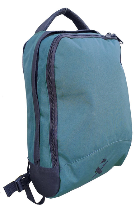 NEW Genuine Surplus Spanish Police Daysack Rucksack Bottle Green /Blue 10 Litre