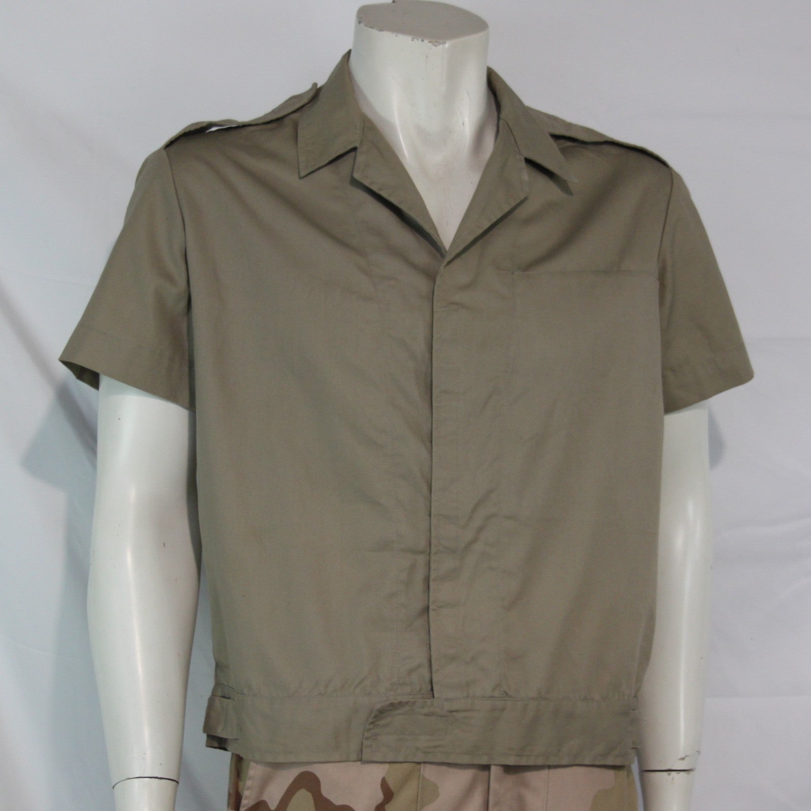Genuine Surplus British Tropical 1973 Pattern Jacket Overall Sand 38-40" (3426)