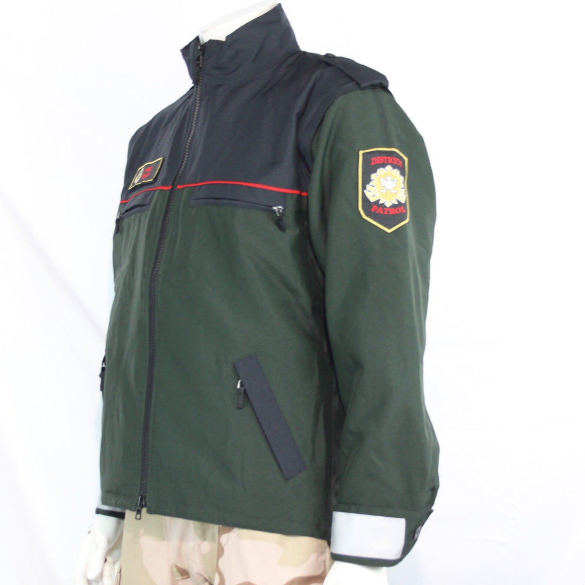 Genuine Surplus Austrian Police Patrol Jacket Wateproof Zip Off Sleeves (3362)
