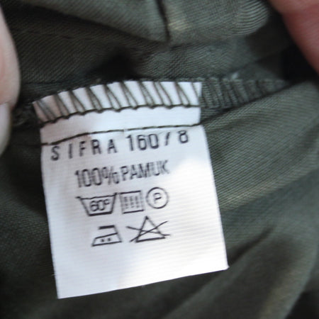 Genuine Surplus Croatian Army /Police 100% Cotton Shirt Plain Green 3312
