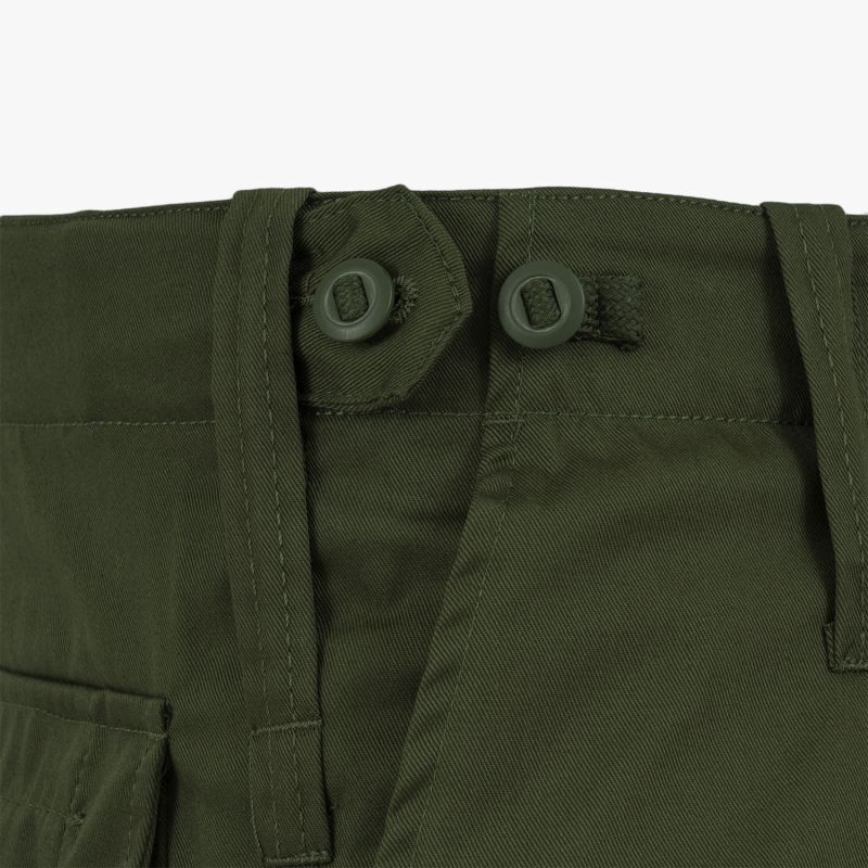 Highlander Midweight Delta Trousers Military Style Black Olive Camo Polycotton