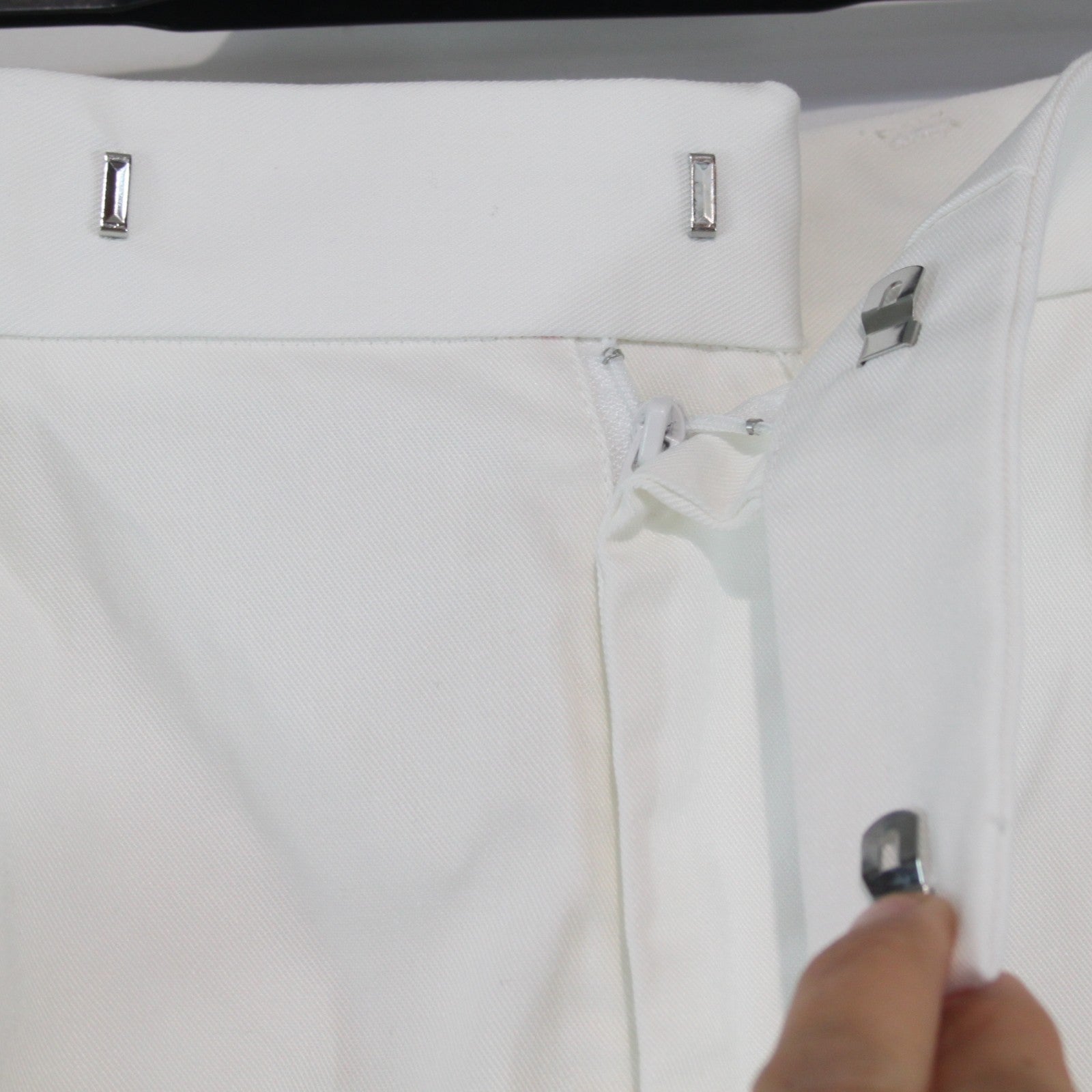 Vintage British Military Shorts White Genuine Surplus Tri-Service Mens PTI(4422)