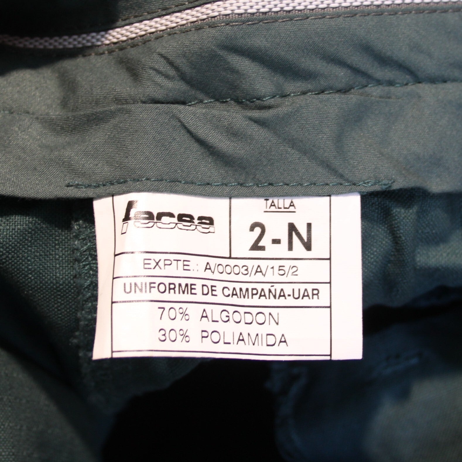 Genuine Surplus  Spanish Police Combat Trousers Bottle Green Grade 2 (3174)