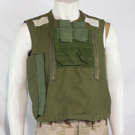 1970's Vintage British Military Body Armour Cover Genuine Surplus Olive 3964