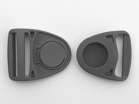 Duraflex Swinghead Buckle Centre Release Clip 40mm (Fits 40mm Strap) Grey 