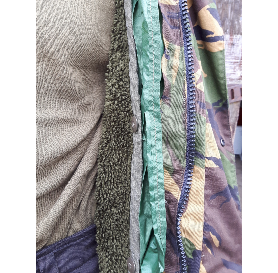Genuine Surplus Dutch Army 3 Layer Parka Waterproof Thermal Camouflage Jacket