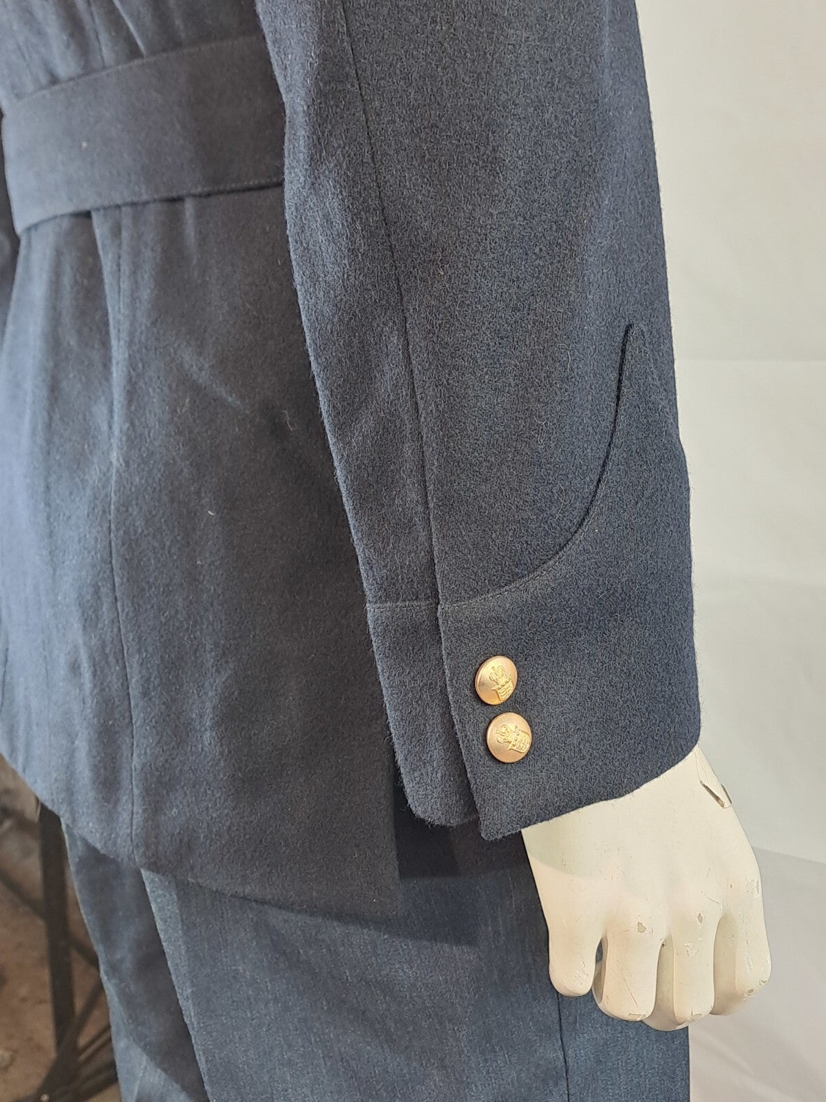 Genuine Surplus British Army Vintage Navy Dress Jacket 40" (2608)