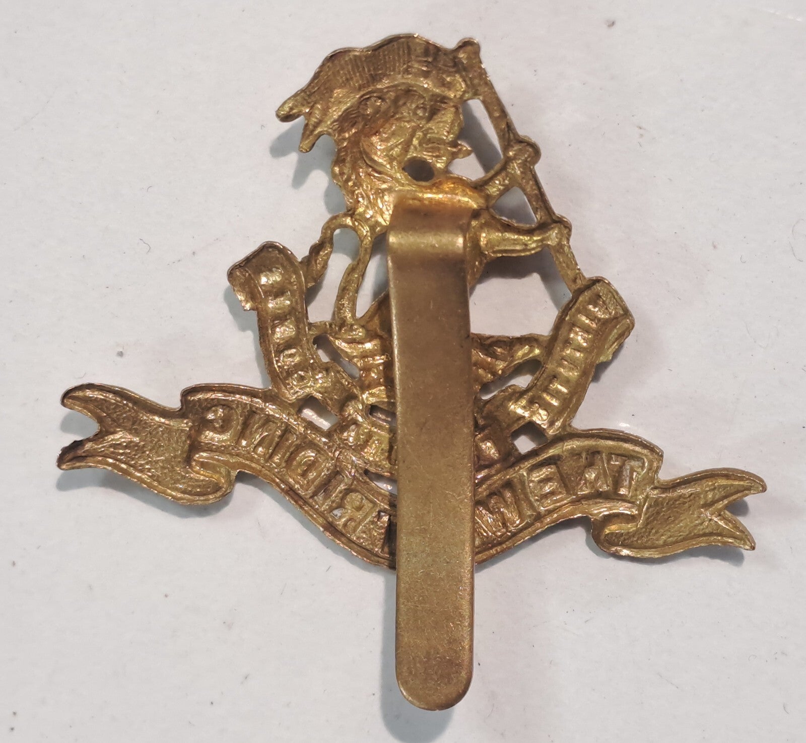Genuine Surplus British Army Military Cap Badge West Riding Regiment 2633